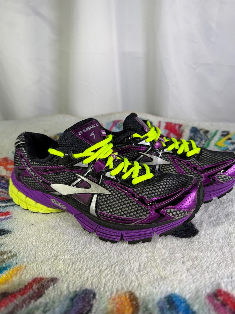 Brooks Women's Purple Neon Running Shoes